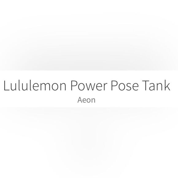 Lululemon Power Pose Tank Aeon - Picture 6 of 14